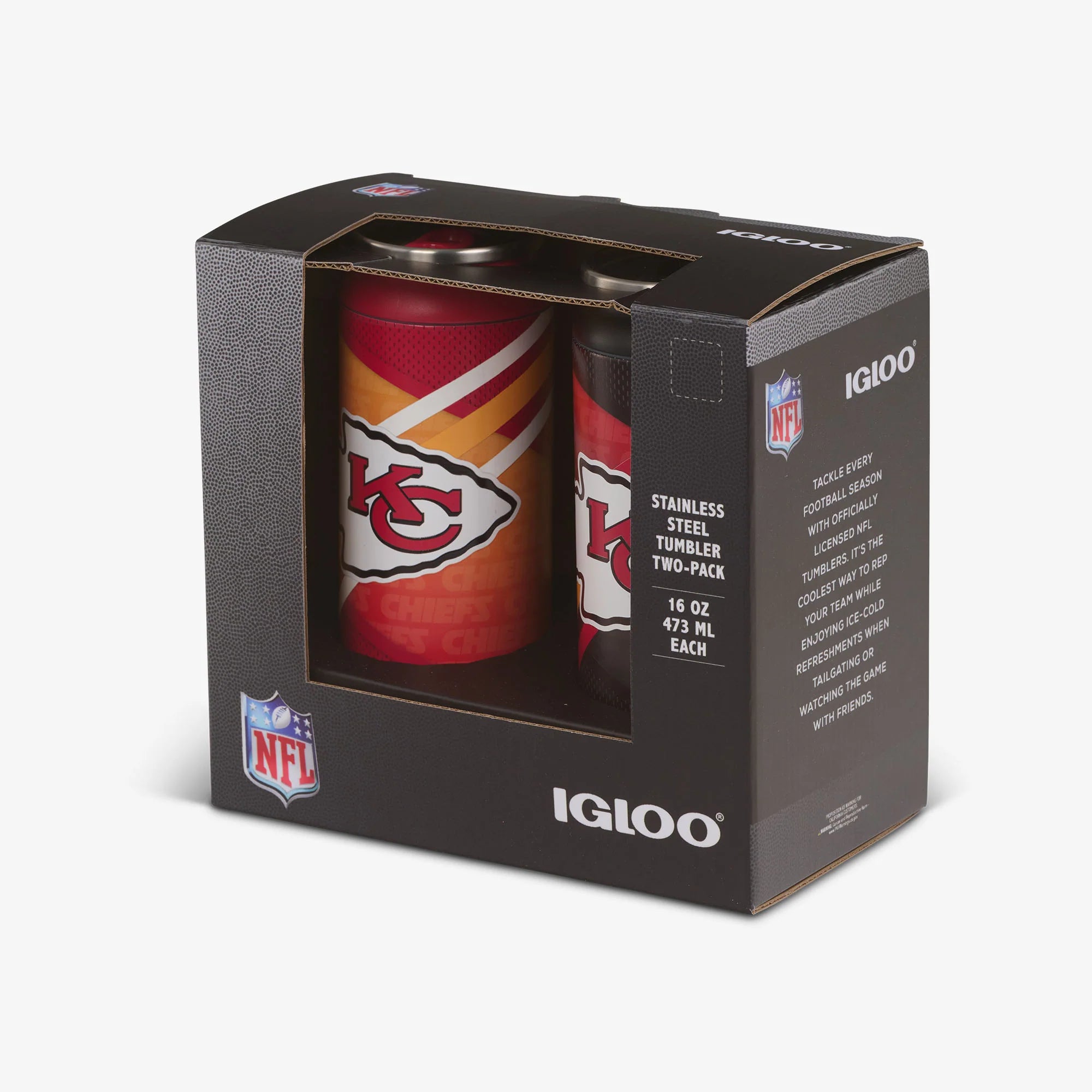 Igloo Coolers Kansas City Chiefs Home & Away 16 Oz Can 2-Pack - Image 5